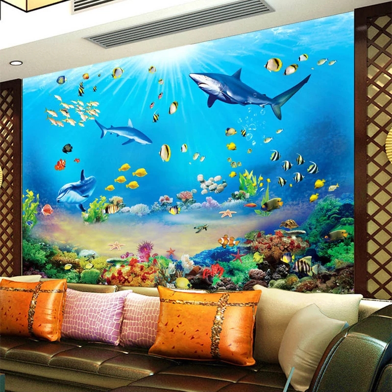 Aquarium Fish Wallpaper Hd - Customized Wallpaper HD Underwater World Shark
