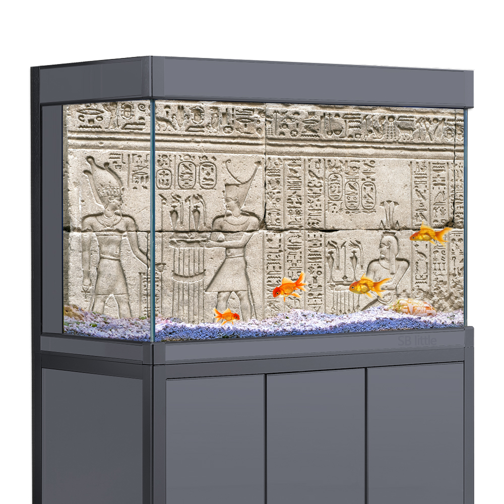 Aquarium Fish Wallpaper Hd - Fish Tank Background Sticker, Ancient Egypt