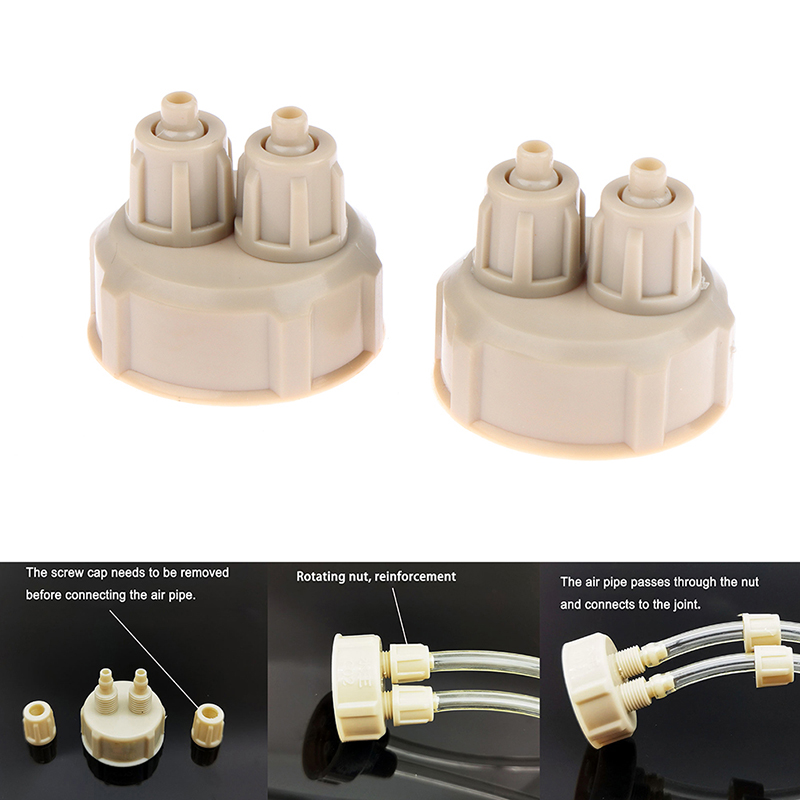 Aquarium Fish Live - 2Pcs ABS Aquarium CO2 System Tube