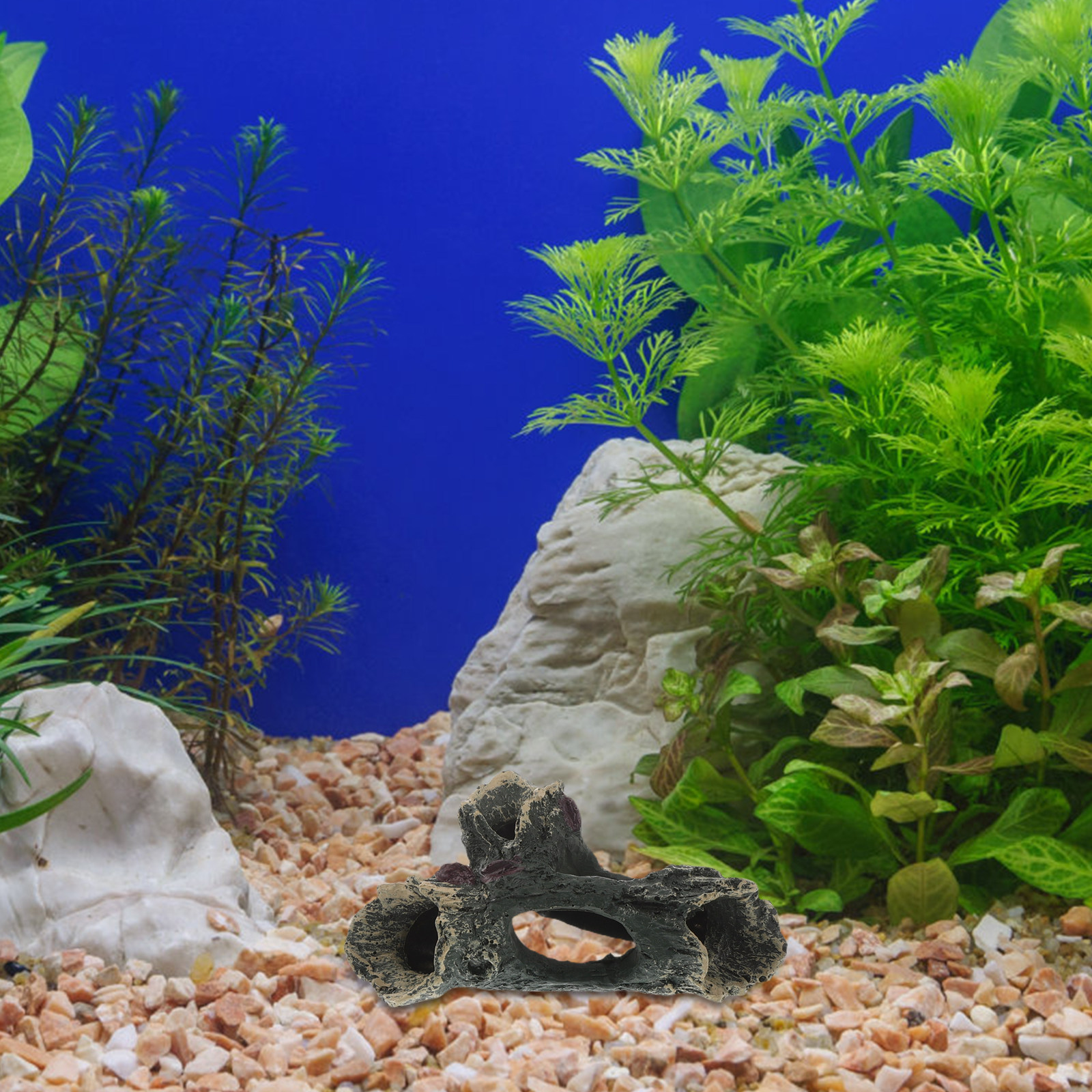 Aquarium Fish Hiding Spot - 2Pcs Aquarium Resin Driftwood Decaying Trunk