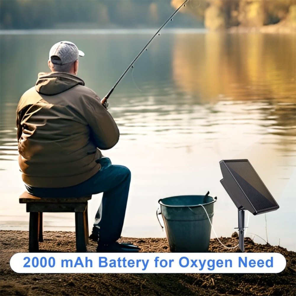 Aquarium Fish Long - Low Noise Solar Oxygen Pump Durable