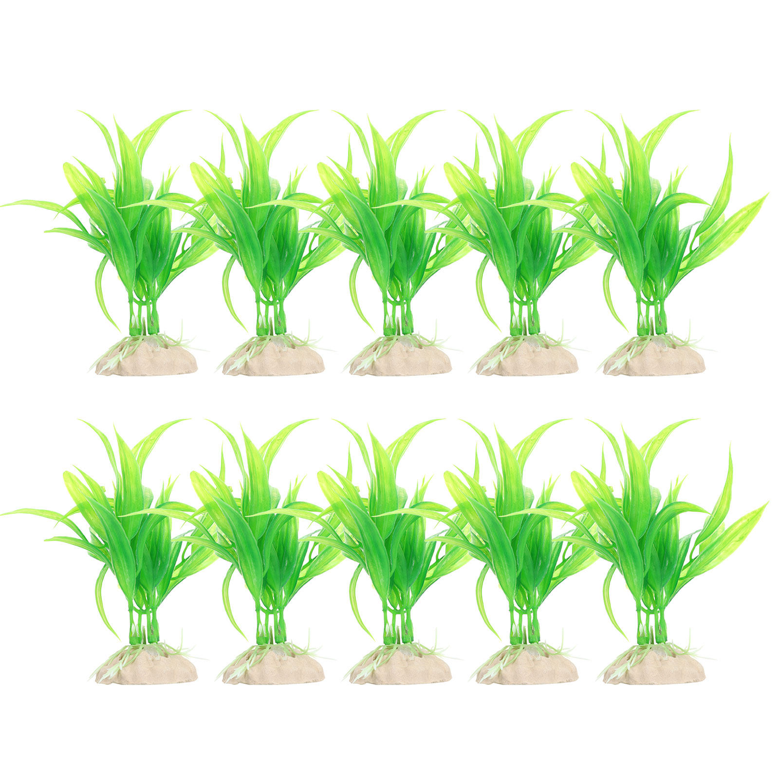 10Pcs Lifelike Resin Grass Aqu - Aquarium Fish Hiding Spot ulasan dan harga