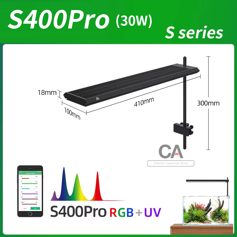 WEEK AQUA S Series RGB+UV Full - Aquarium Fish Live ulasan dan harga