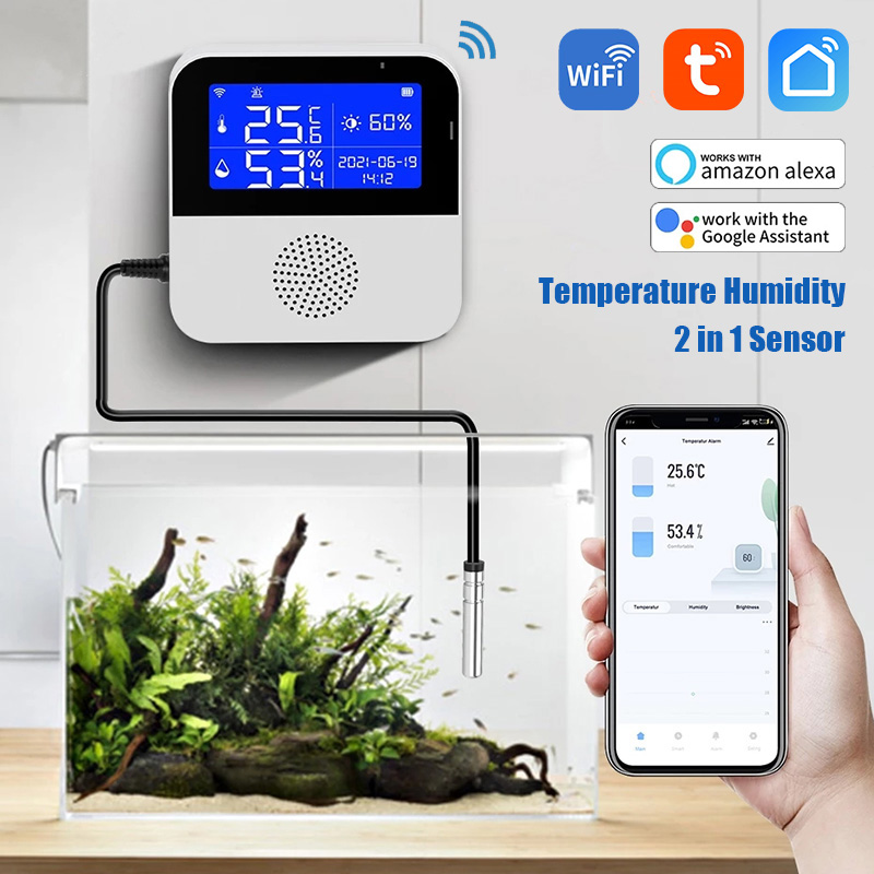 WiFi Tuya Smart Life LED Displ - Aquarium Fish Live ulasan dan harga