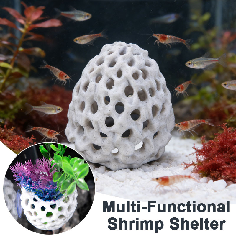 1PC Aquarium shrimp house Cave - Aquarium Fish Hiding Spot ulasan dan harga