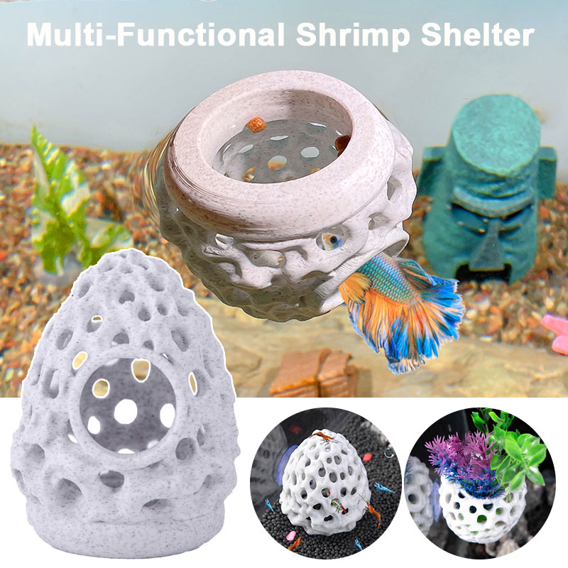 1PC Aquarium shrimp house Cave - Aquarium Fish Hiding Spot ulasan dan harga