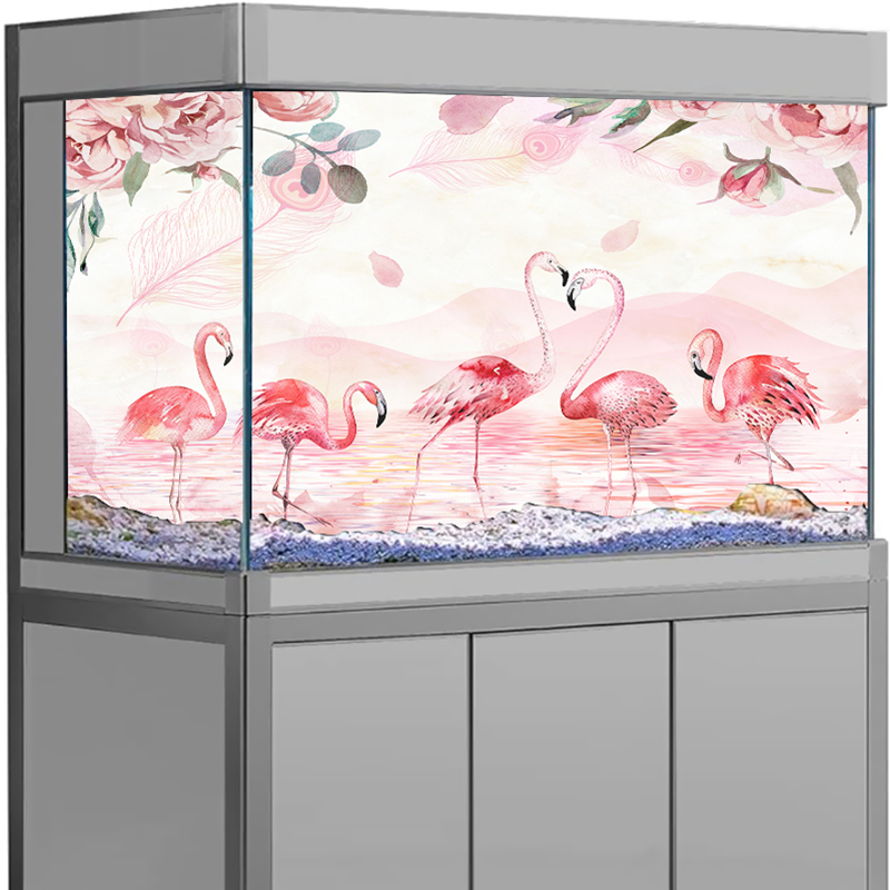 3D Aquarium Background Sticker - Aquarium Fish Wallpaper Hd ulasan dan harga