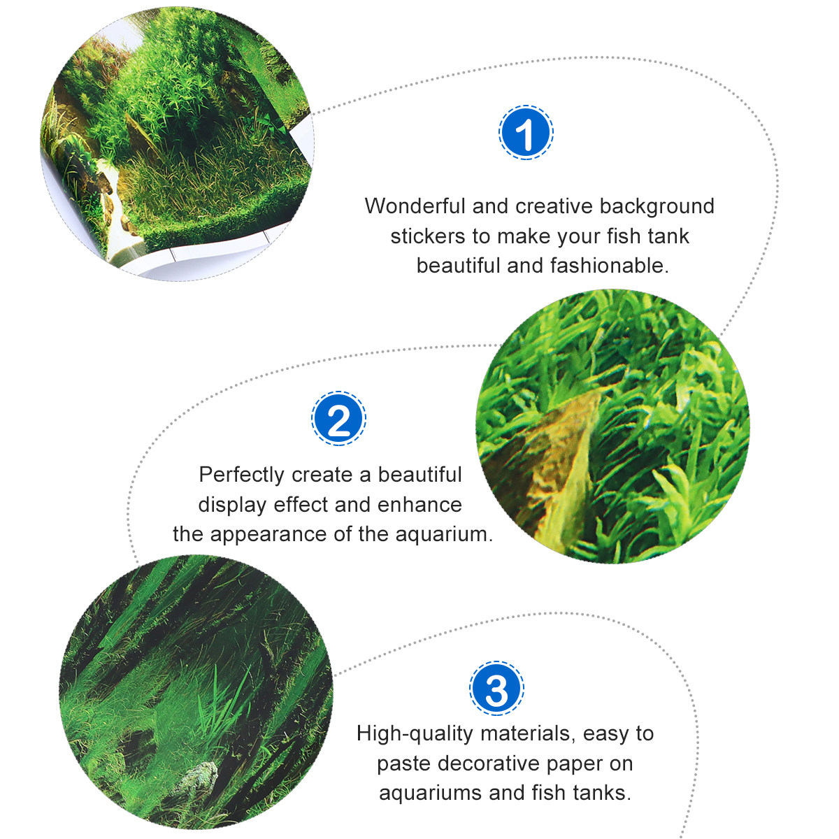 Fish Tank Background Sticker A - Aquarium Fish Wallpaper Hd ulasan dan harga
