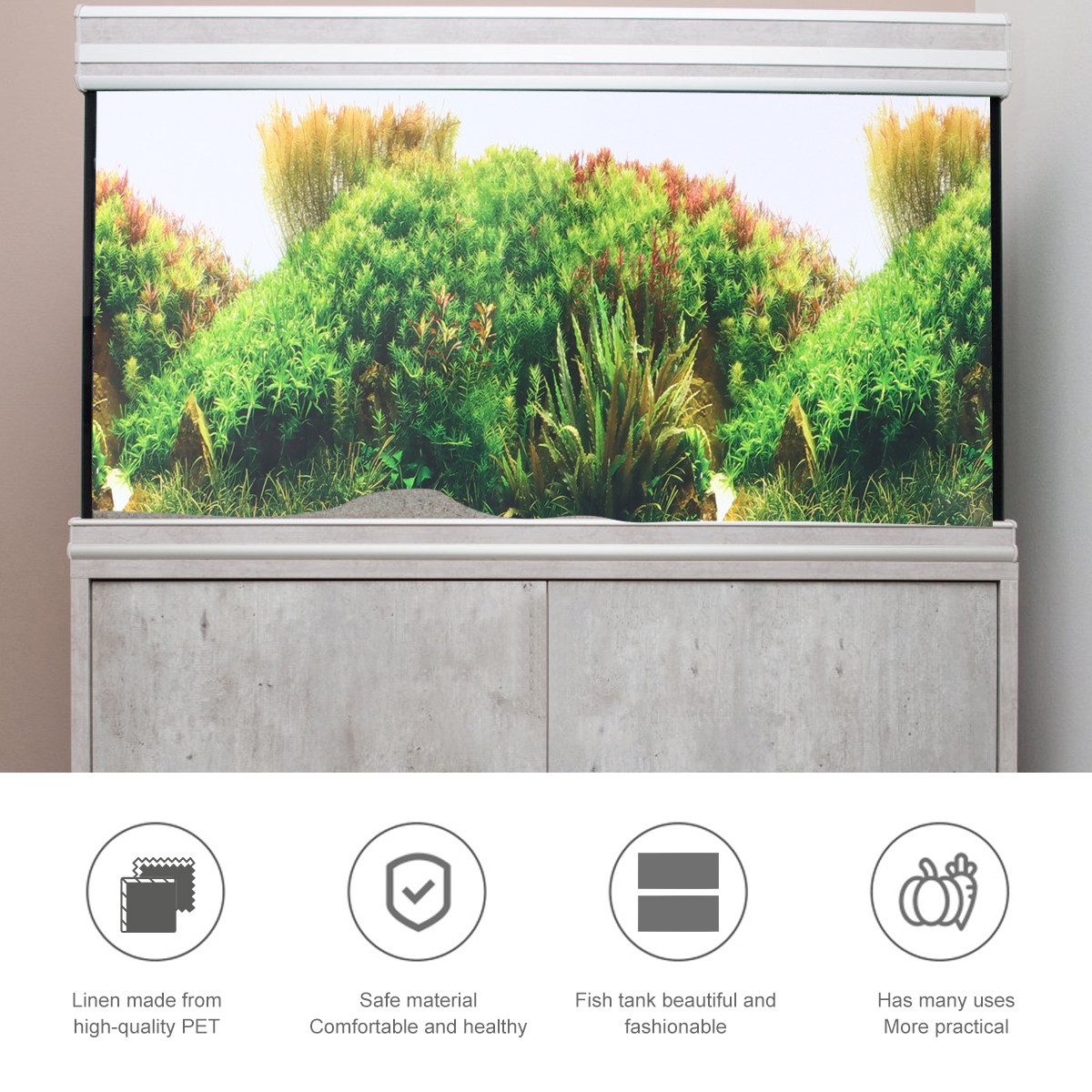 Fish Tank Background Sticker A - Aquarium Fish Wallpaper Hd ulasan dan harga
