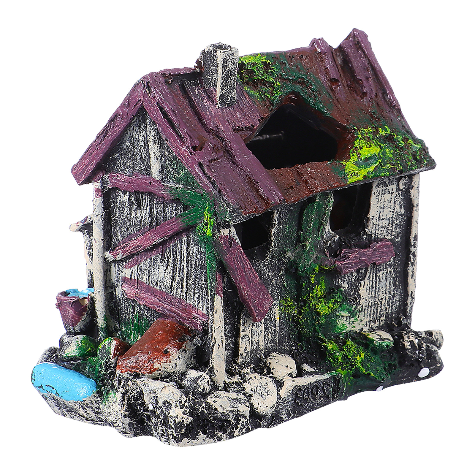 Fish Tank Ornament Resin Aquar - Aquarium Fish Hiding Spot ulasan dan harga