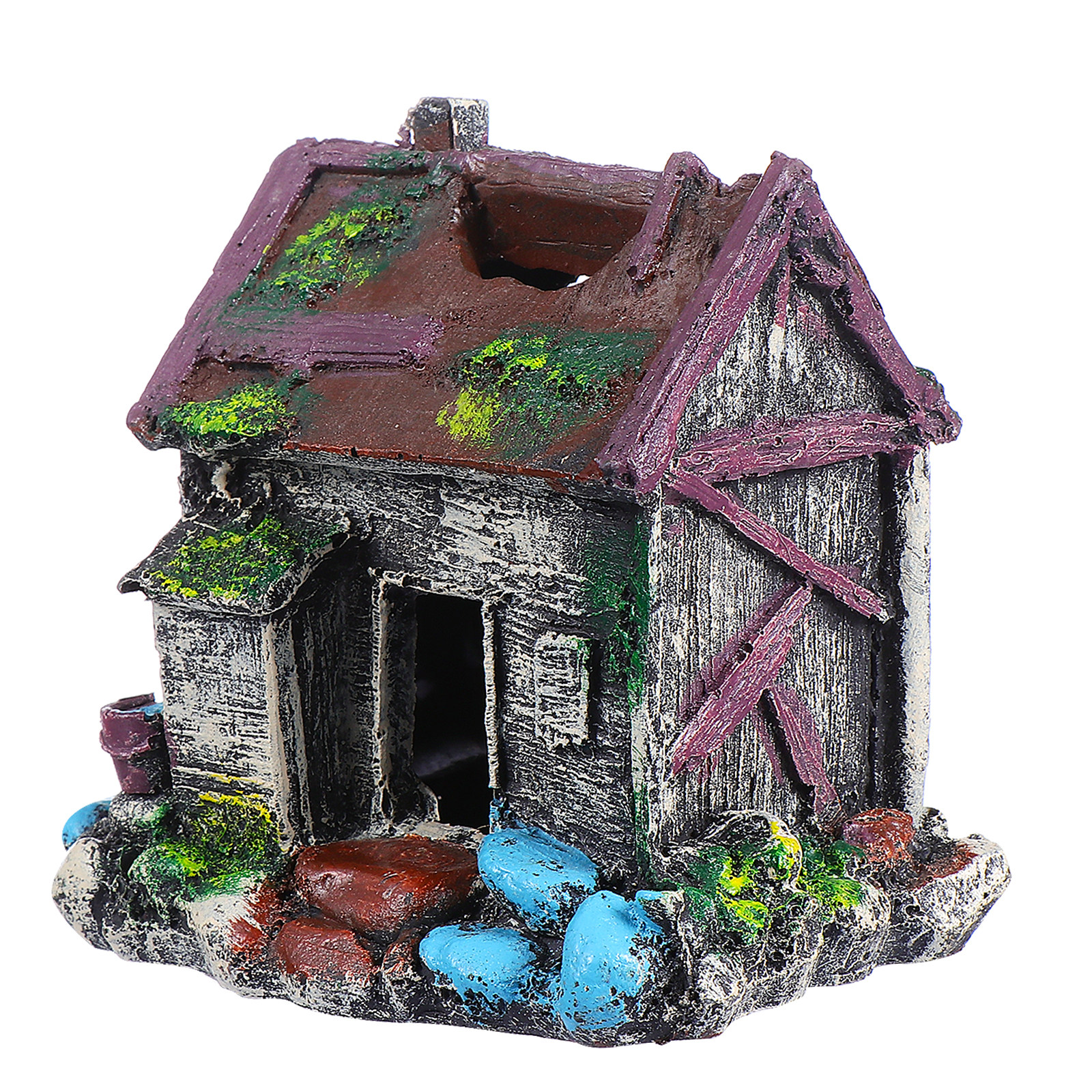 Fish Tank Ornament Resin Aquar - Aquarium Fish Hiding Spot ulasan dan harga