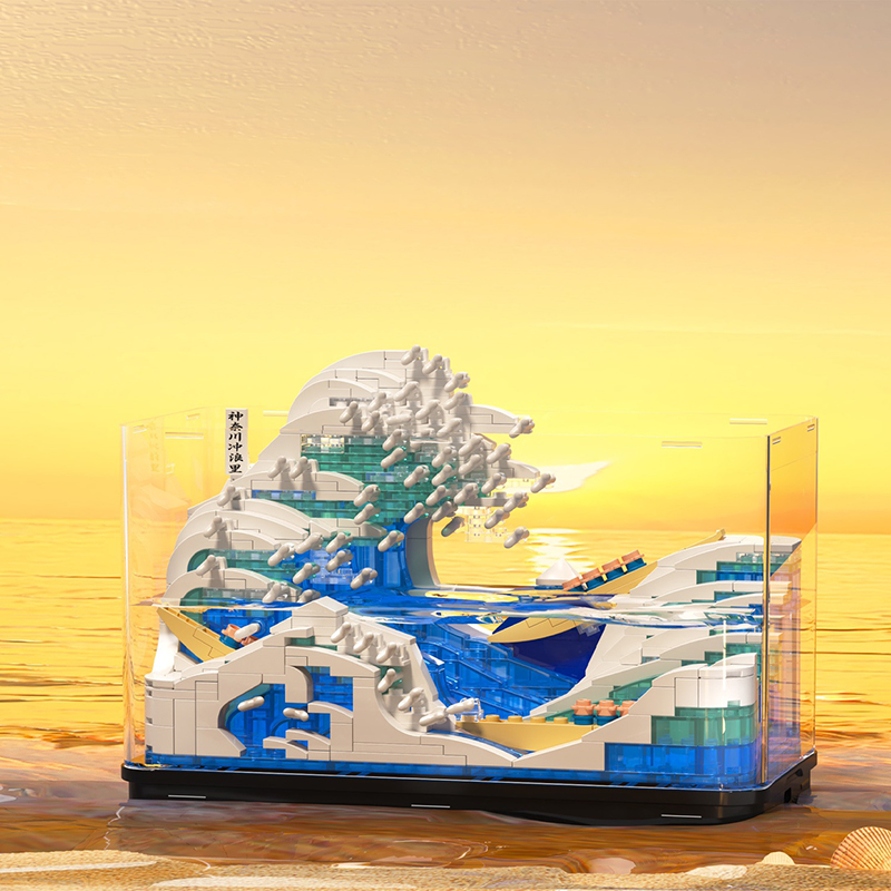 Aquarium The Great Wave Off Ka - Aquarium Fish Lego ulasan dan harga