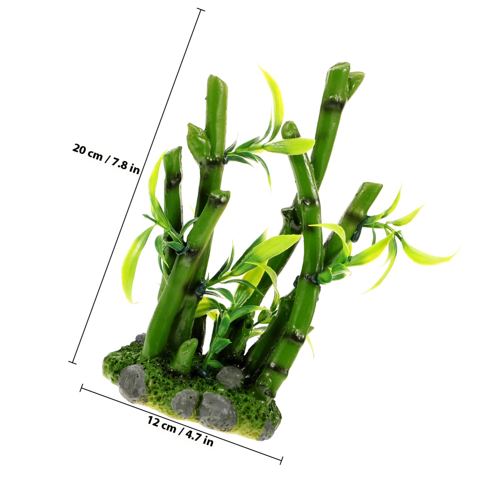 Simulated Bamboo Ornament Life - Aquarium Fish Hiding Spot ulasan dan harga