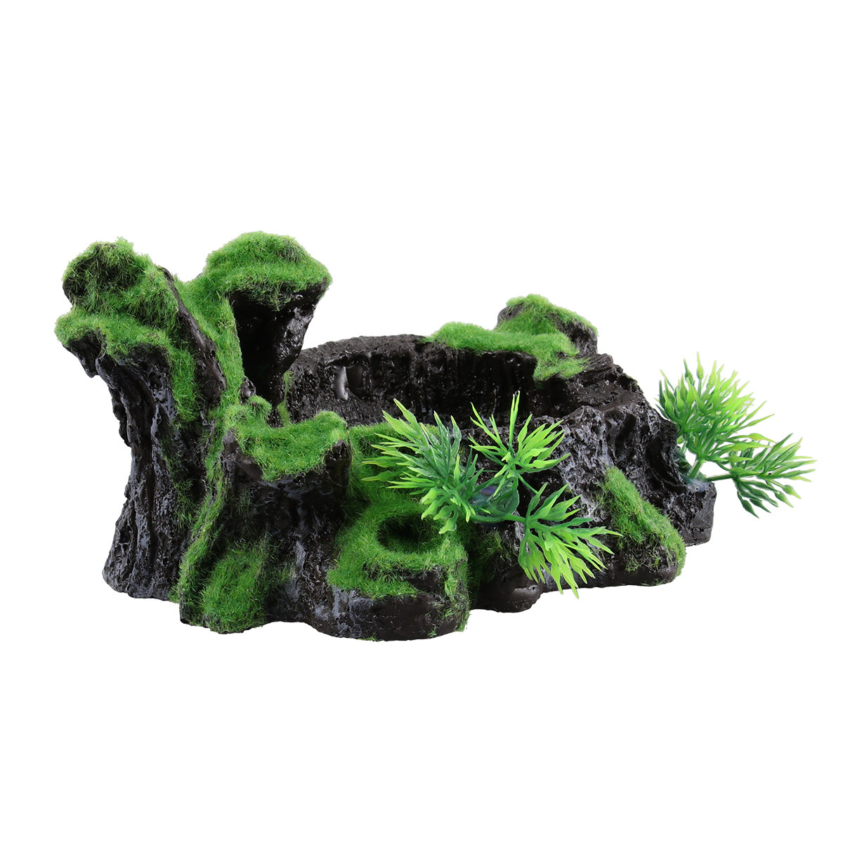 High Simulation Resin Moss Aqu - Aquarium Fish Hiding Spot ulasan dan harga