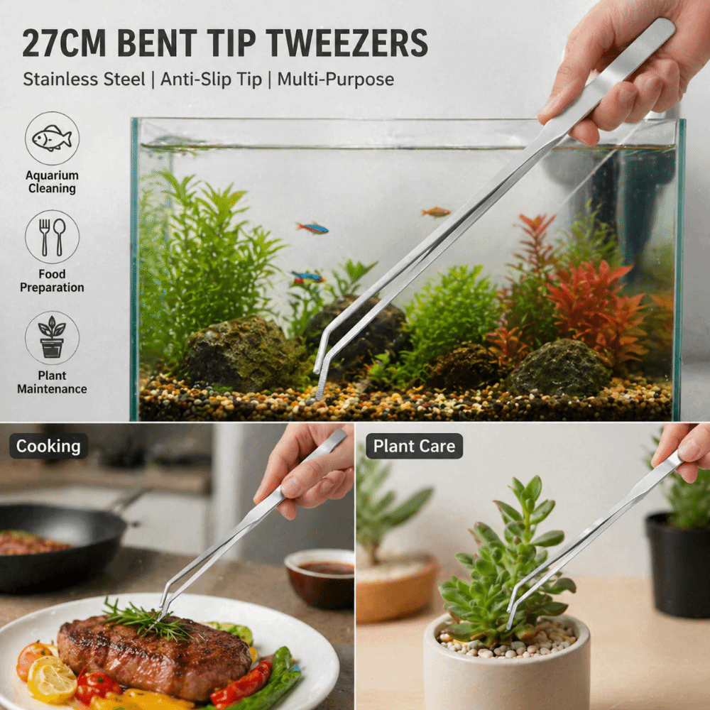 Multifunction Stainless Steel  - Aquarium Fish Long ulasan dan harga