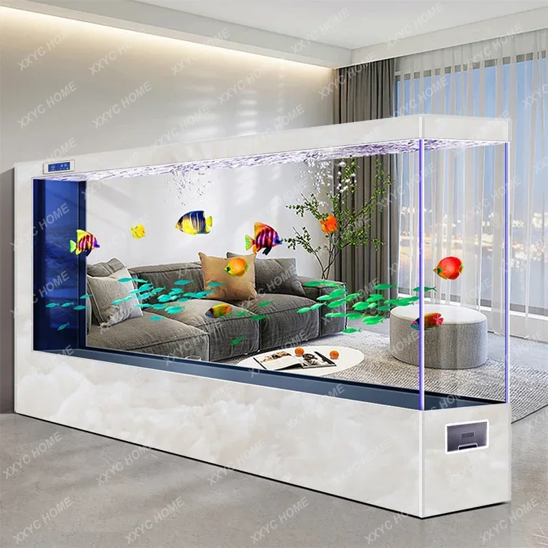 WWSuper large floor-to-ceiling - Aquarium Fish Live ulasan dan harga