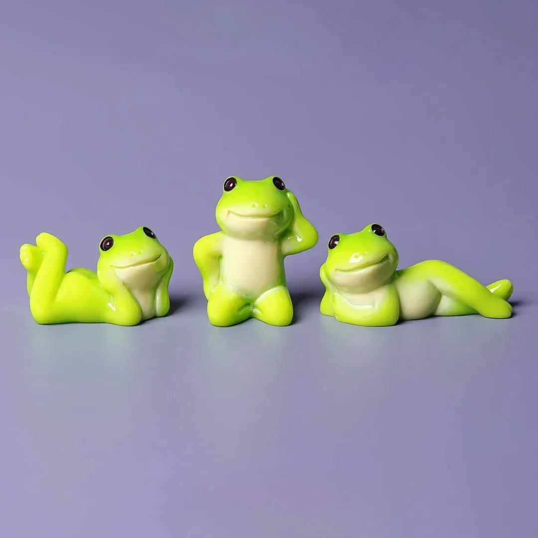 6pcs Cartoon Mini Funny Frog F - Aquarium Fish Live ulasan dan harga