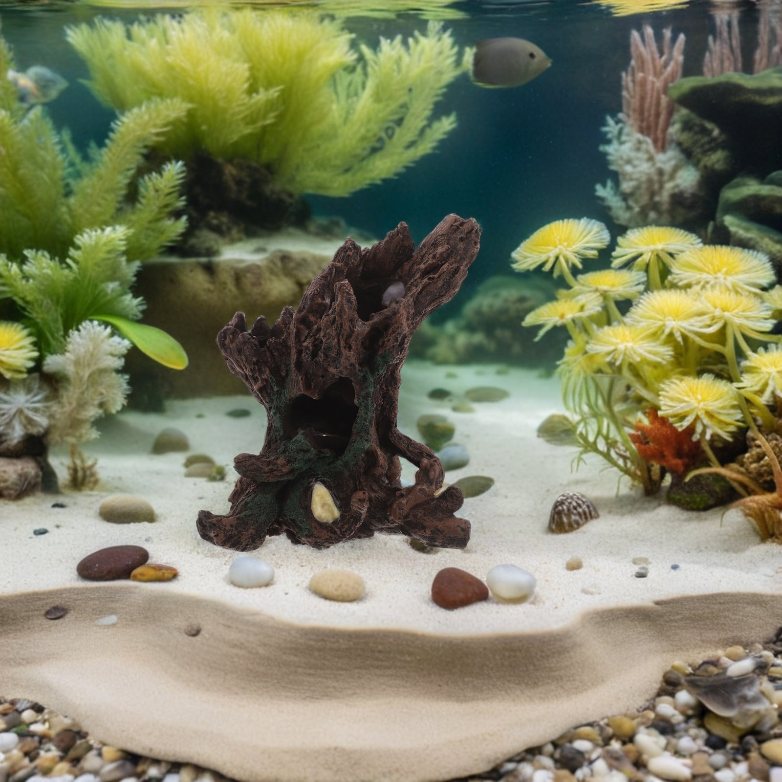 Fish Tank Aquarium Cave Access - Aquarium Fish Hiding Spot ulasan dan harga