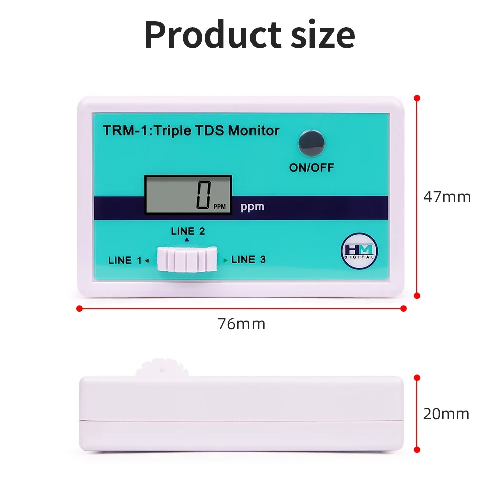 SM1 Single/TRM1 Triple TDS Met - Aquarium Fish In Online ulasan dan harga
