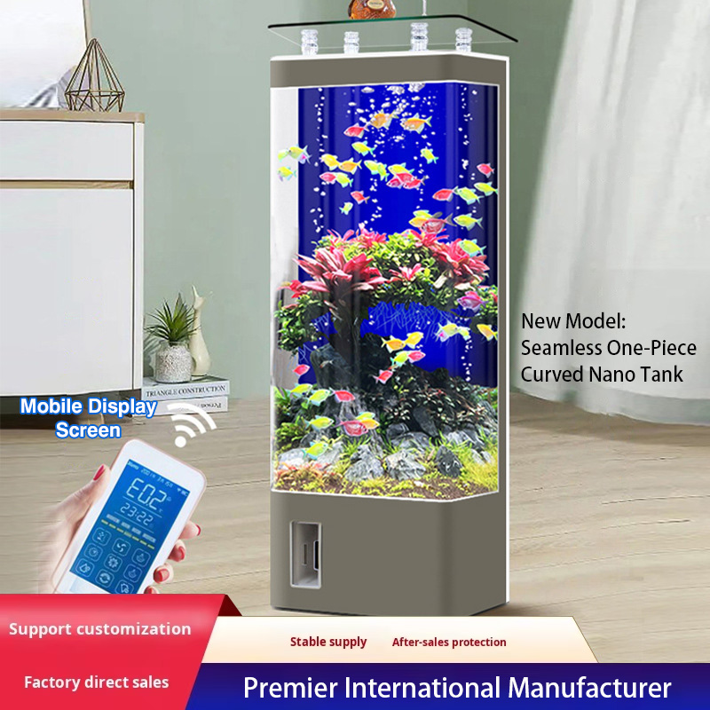 Glass Fish Tank Living Room Sm - Aquarium Fish Live ulasan dan harga