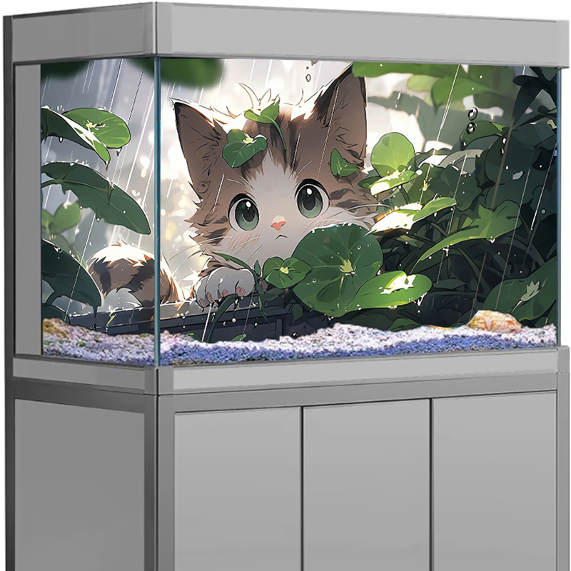 Aquarium Background Sticker 3D - Aquarium Fish Wallpaper Hd ulasan dan harga