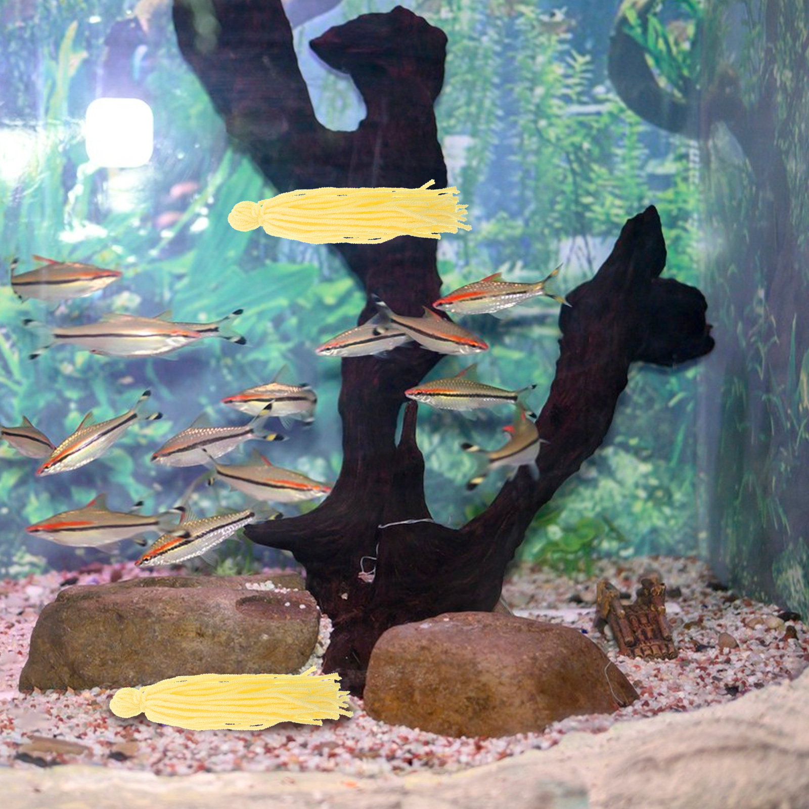 10Pcs Fish Tank Breeding Mop S - Aquarium Fish Hiding Spot ulasan dan harga