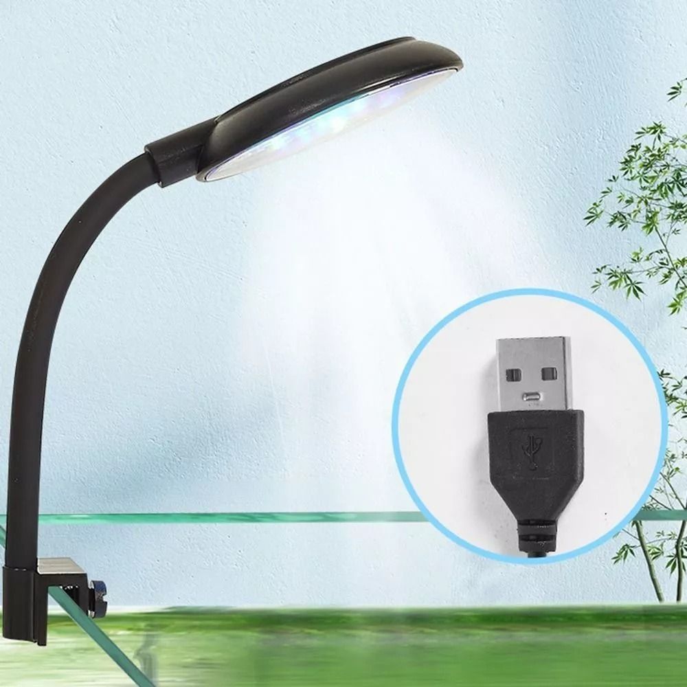 New Mini Fish Tank Clip Lamp 5 - Aquarium Fish Live ulasan dan harga
