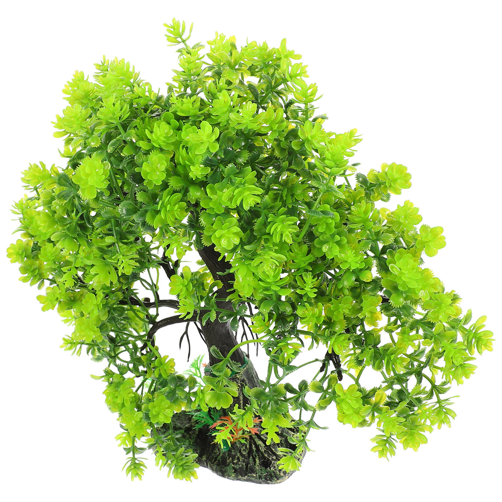 Green Artificial Aquarium Tree - Aquarium Fish Hiding Spot ulasan dan harga