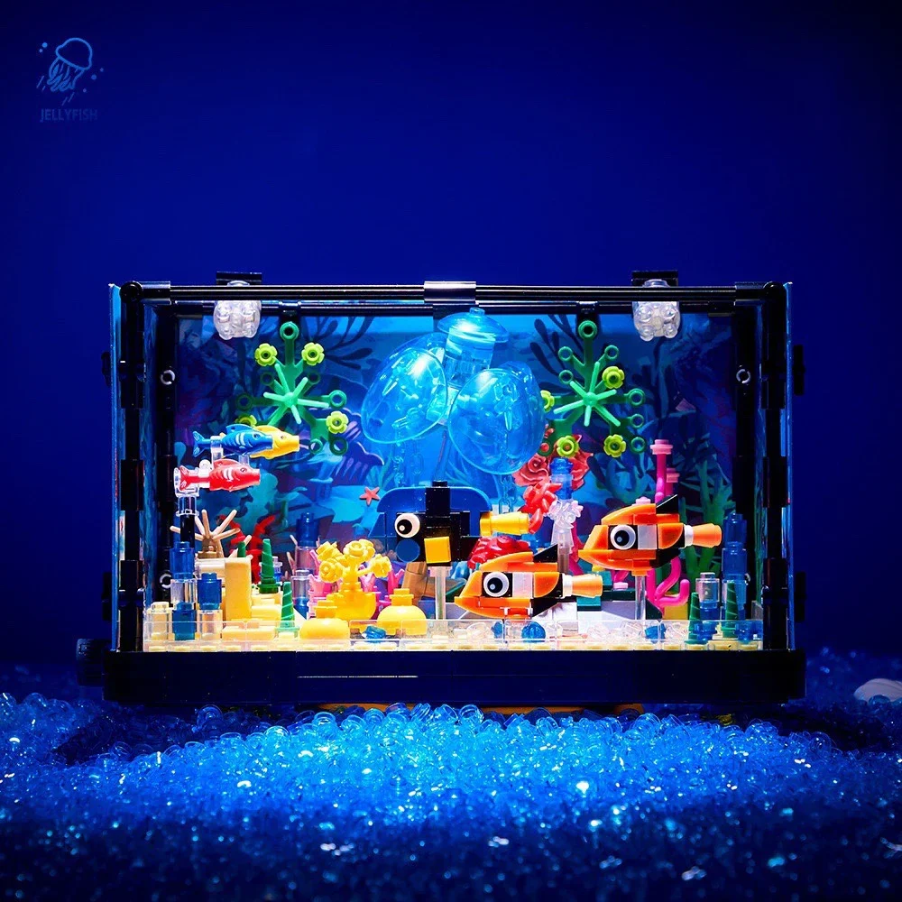 DK7023 Idea Light Fish Tank 72 - Aquarium Fish Lego ulasan dan harga