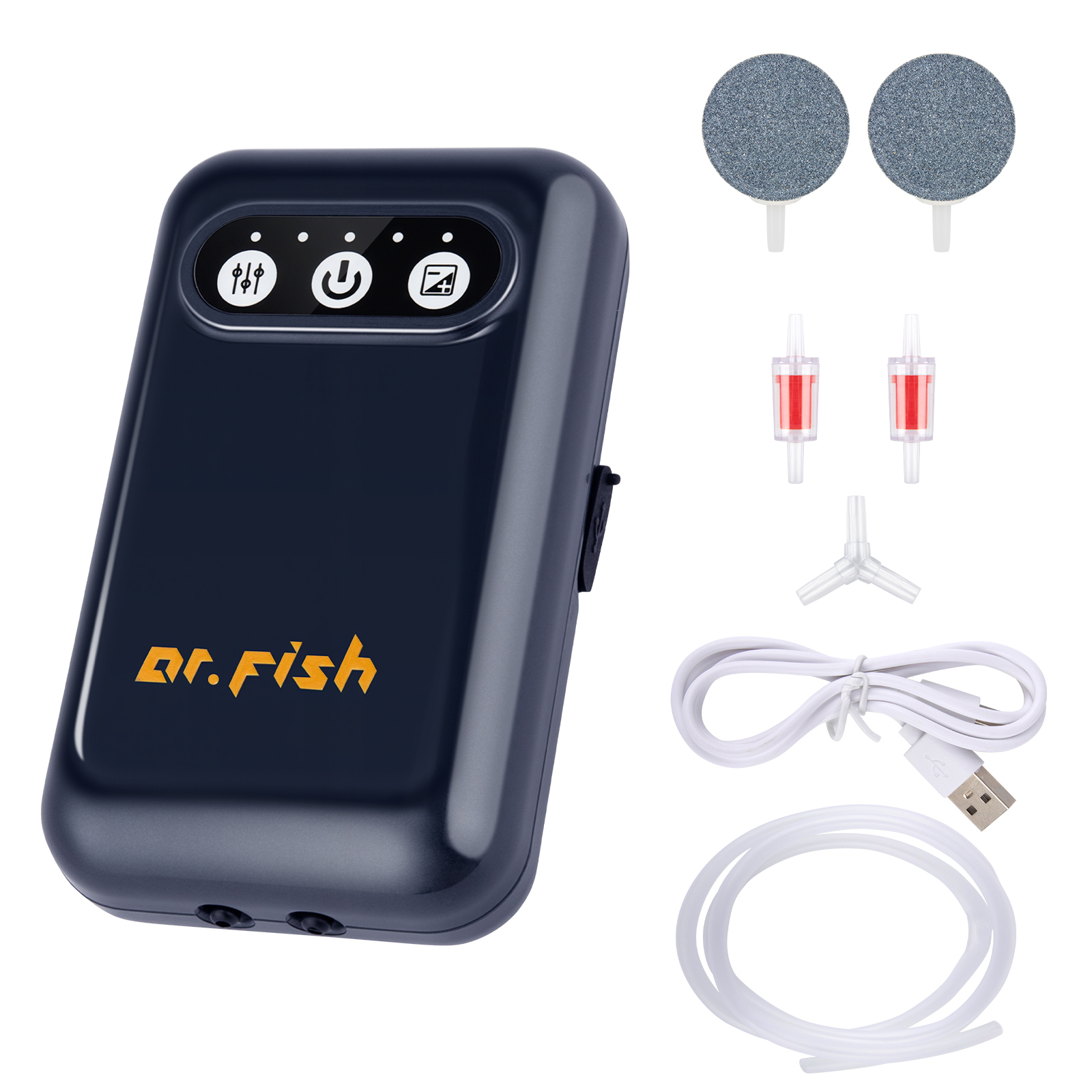 Aquarium Air Pump USB Recharge - Aquarium Fish Live ulasan dan harga