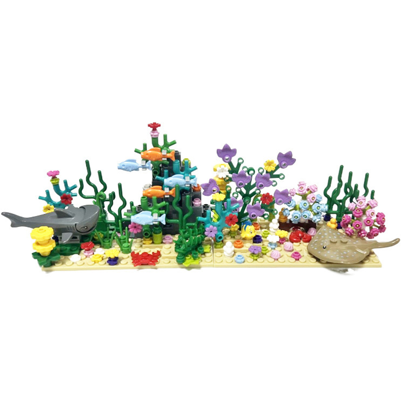 MOC City Aquarium Underwater W - Aquarium Fish Lego ulasan dan harga