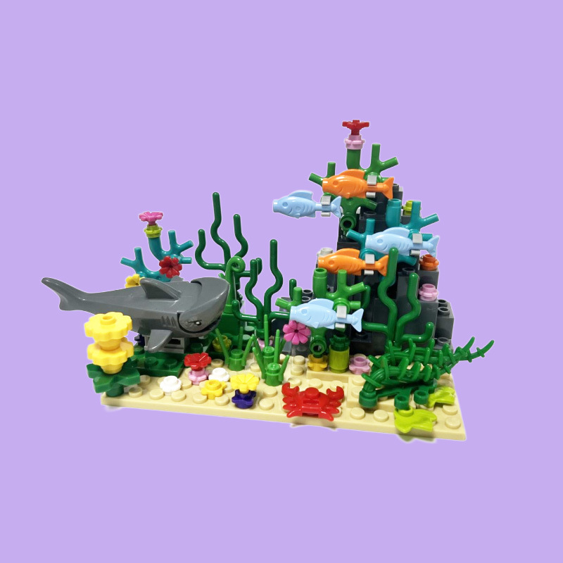 MOC City Aquarium Underwater W - Aquarium Fish Lego ulasan dan harga