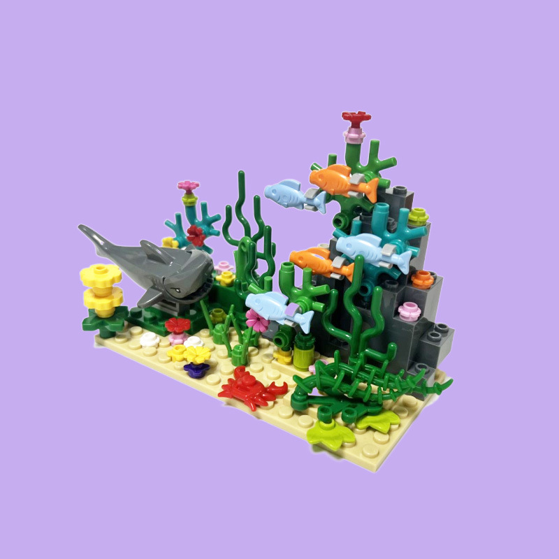 MOC City Aquarium Underwater W - Aquarium Fish Lego ulasan dan harga