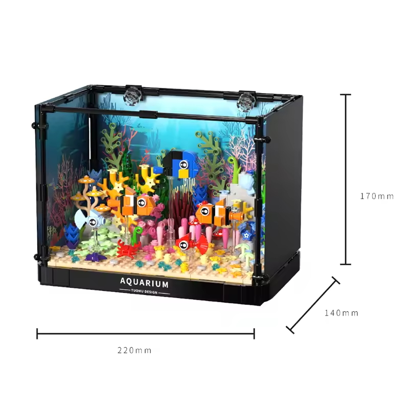 City MOC 568pcs Clownfish Cora - Aquarium Fish Lego ulasan dan harga