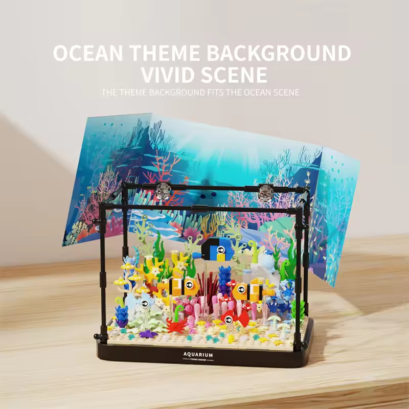 City MOC 568pcs Clownfish Cora - Aquarium Fish Lego ulasan dan harga