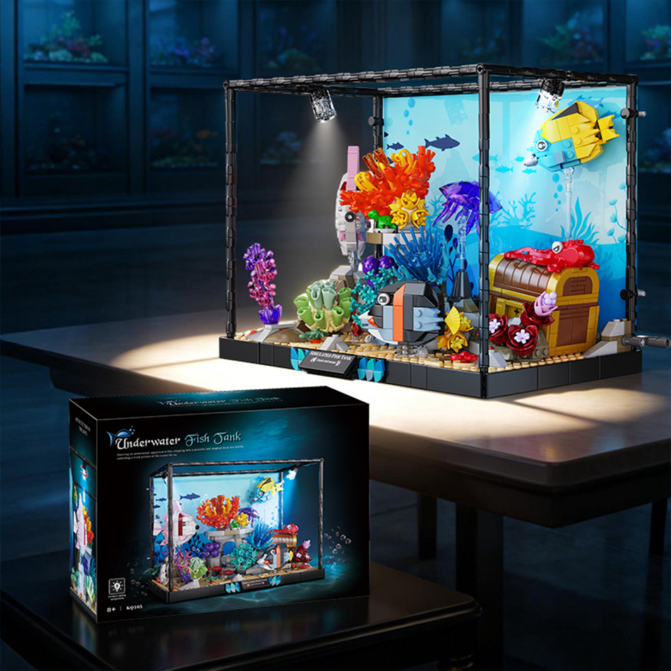 2026 Creative Fish Tank Buildi - Aquarium Fish Lego ulasan dan harga