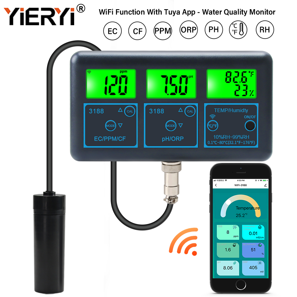 Yieryi WiFi Tuya Smart Monitor - Aquarium Fish In Online ulasan dan harga
