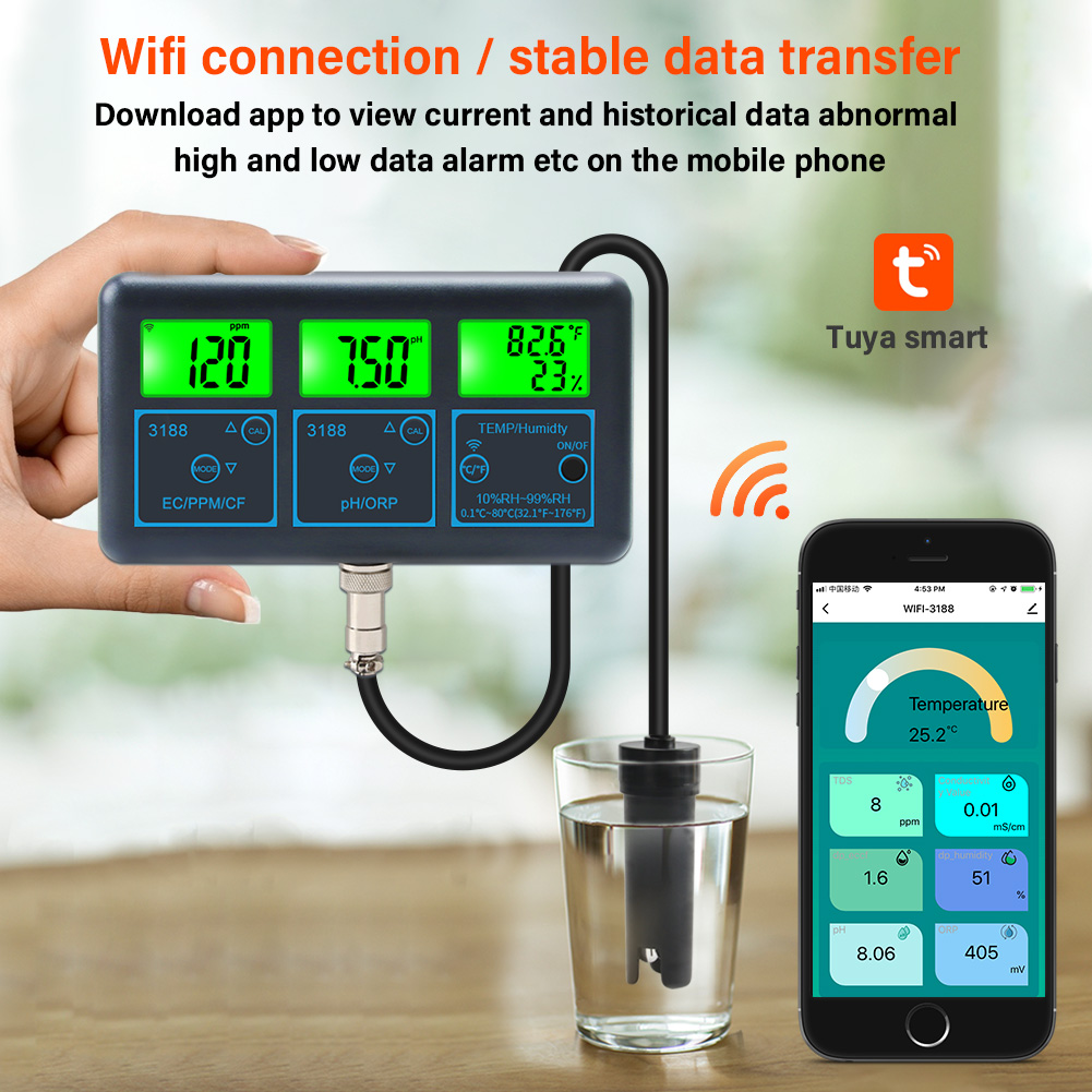 Yieryi WiFi Tuya Smart Monitor - Aquarium Fish In Online ulasan dan harga